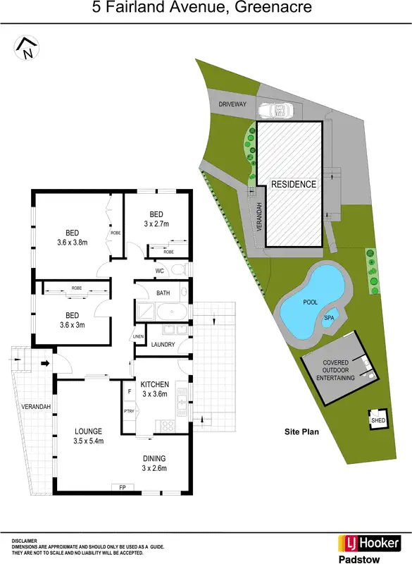 Floorplan of Homely house listing, 5 Fairland Avenue, Greenacre NSW 2190