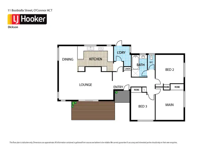 Floorplan of Homely house listing, 11 Boobialla Street, O'connor ACT 2602