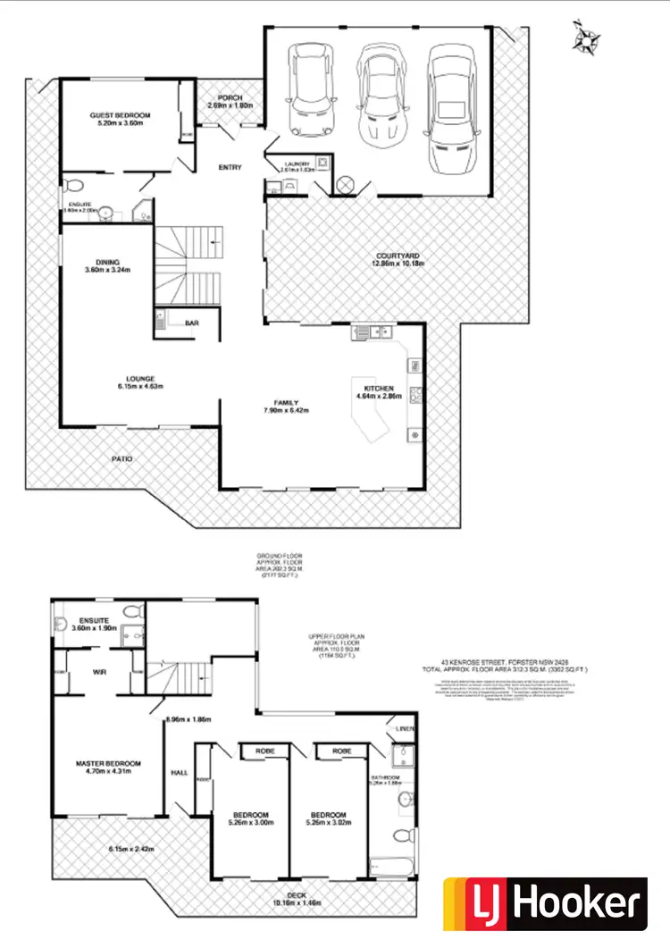 Floorplan of Homely house listing, 43 Kenrose Street, Forster NSW 2428