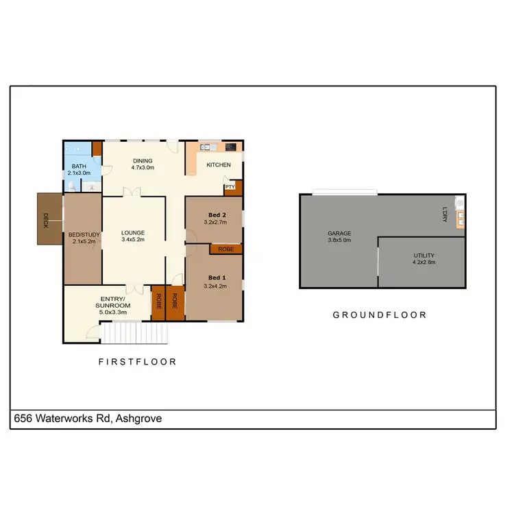 Floorplan of Homely house listing, 656 Waterworks Road, Ashgrove QLD 4060