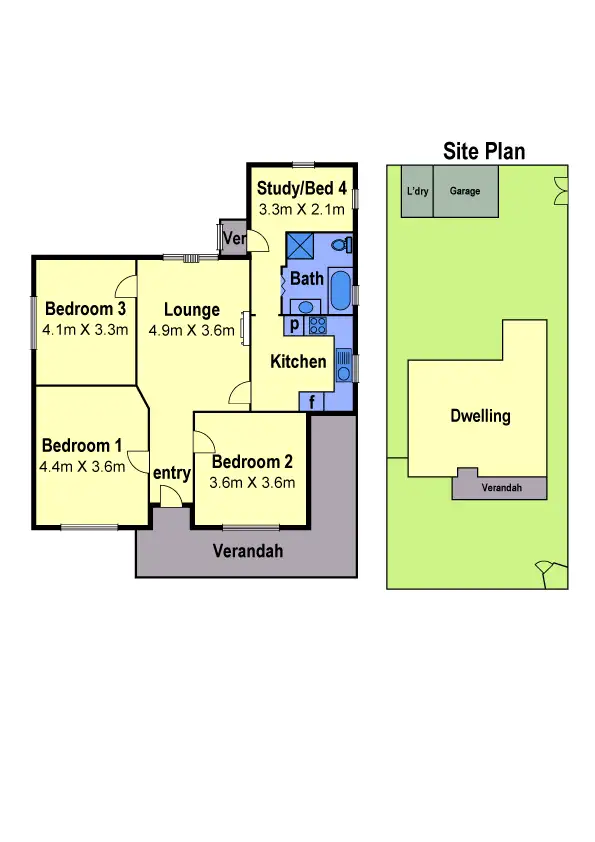 Floorplan of Homely house listing, 189 Bastings Street, Northcote VIC 3070