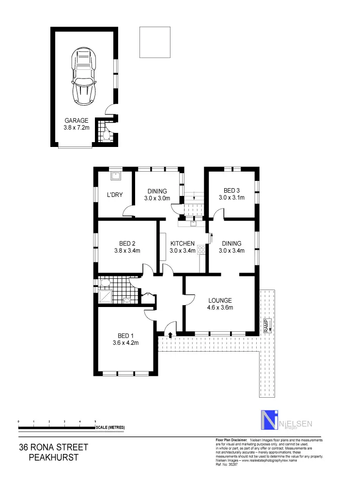 Floorplan of Homely house listing, 36 Rona Street, Peakhurst NSW 2210