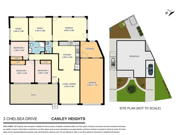 Floorplan of Homely house listing, 3 Chelsea Drive, Canley Heights NSW 2166