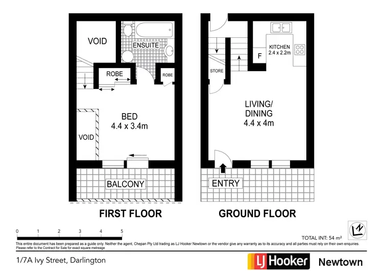 Floorplan of Homely apartment listing, 1/7A Ivy Street, Darlington NSW 2008