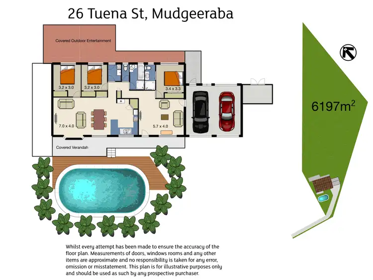 Floorplan of Homely house listing, 26 Tuena Street, Mudgeeraba QLD 4213