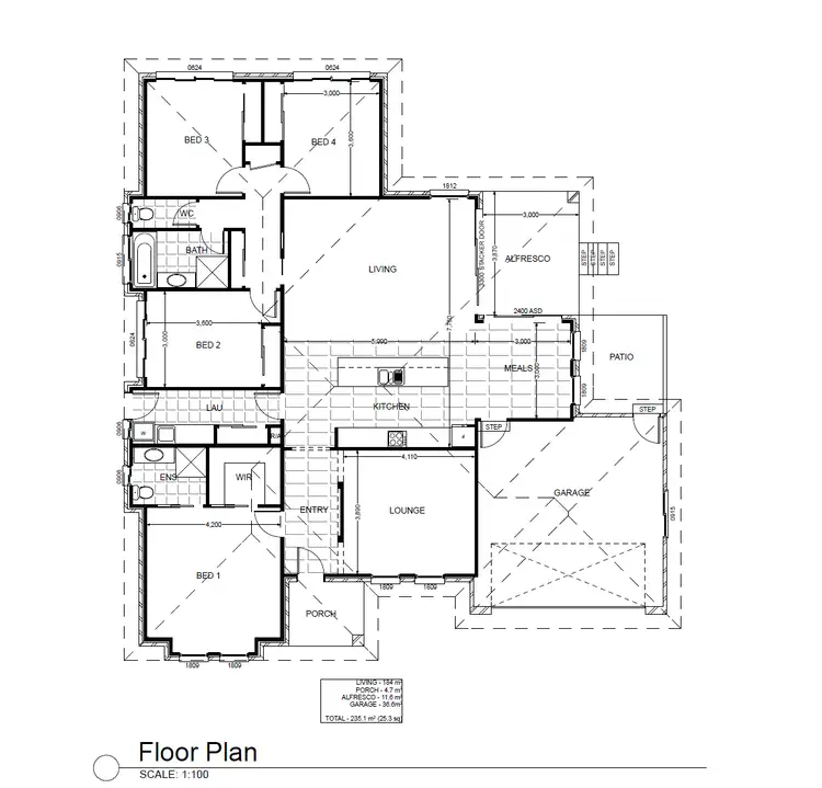 Floorplan of Homely house listing, 20 Centennial Crescent, Orange NSW 2800