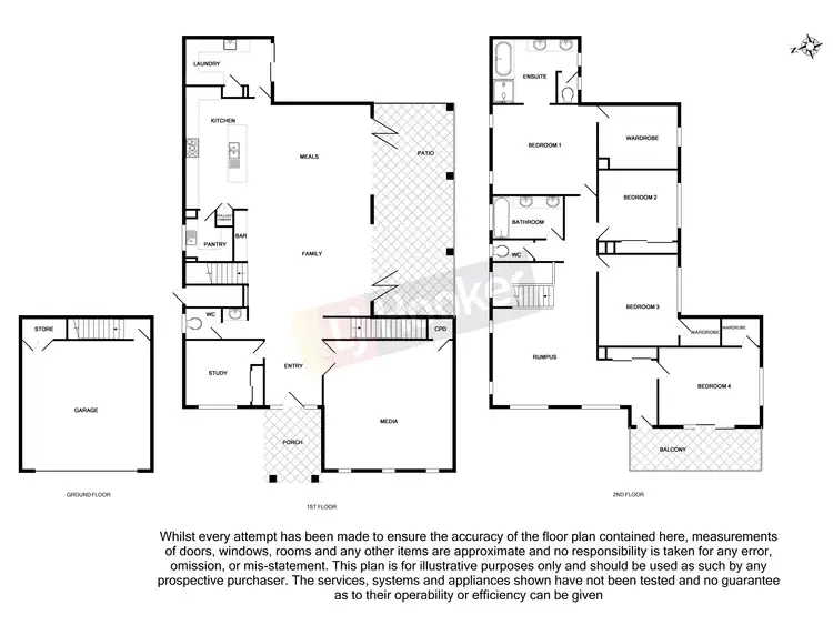 Floorplan of Homely house listing, 11 Grasmere Place, Carindale QLD 4152