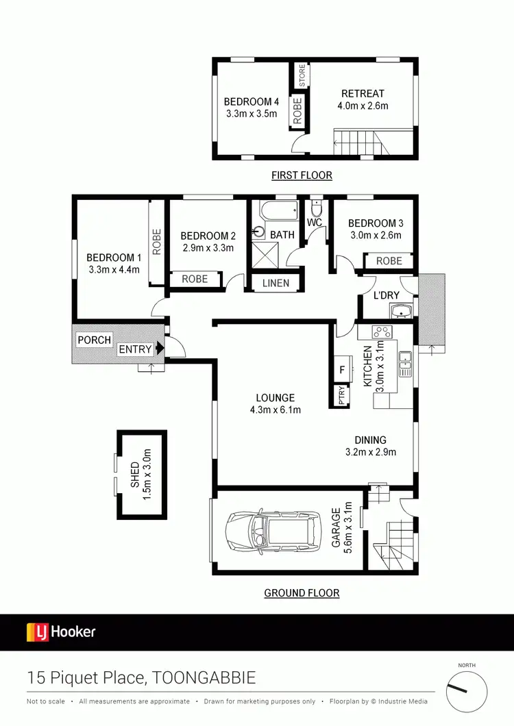 Floorplan of Homely house listing, 15 Piquet Place, Toongabbie NSW 2146