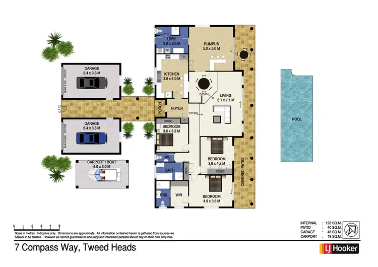 Floorplan of Homely house listing, 7 Compass Way, Tweed Heads NSW 2485