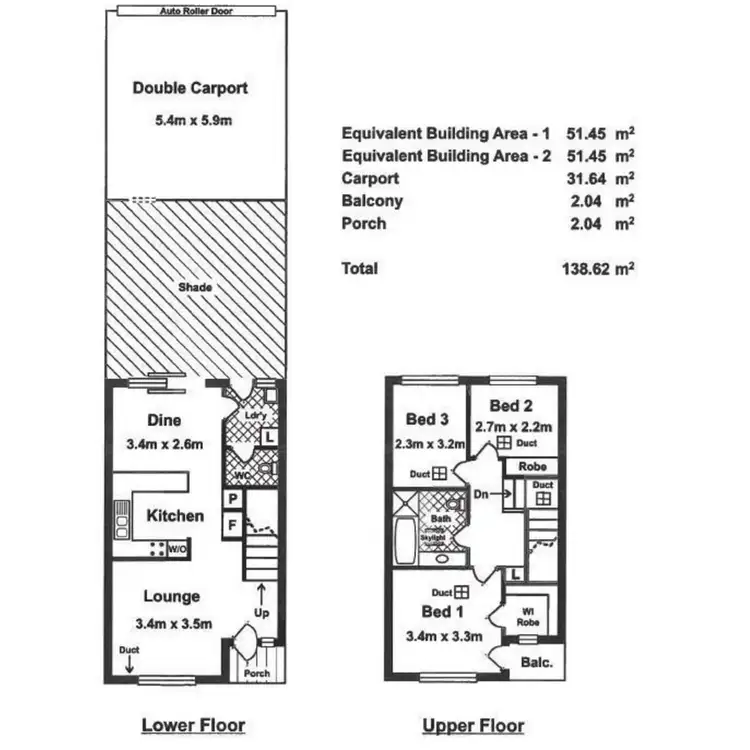 Floorplan of Homely townhouse listing, 4/9 Mayfair Place, Wynn Vale SA 5127