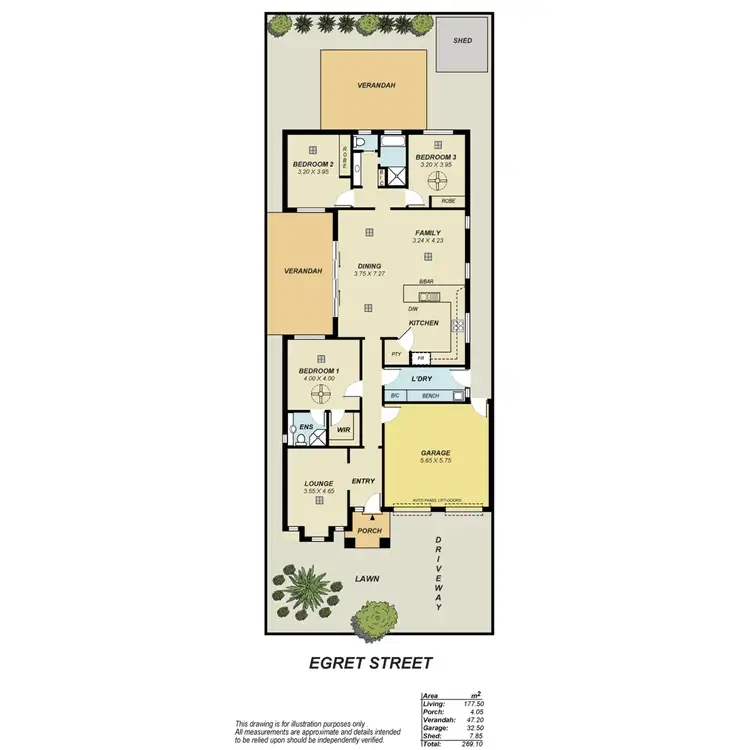 Floorplan of Homely house listing, 11 Egret Street, Mawson Lakes SA 5095