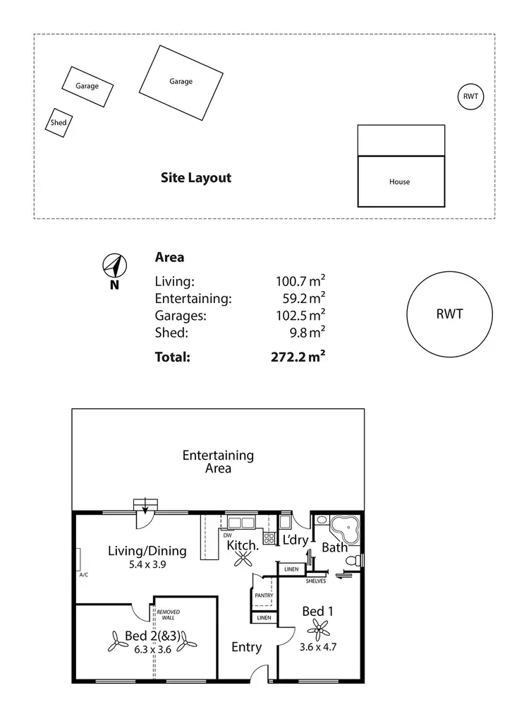 Floorplan of Homely house listing, 1356 Callington Road, Langhorne Creek SA 5255