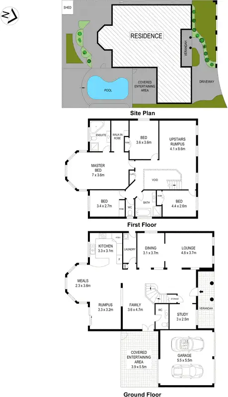 Floorplan of Homely house listing, 44 Jindabyne Circuit, Woodcroft NSW 2767