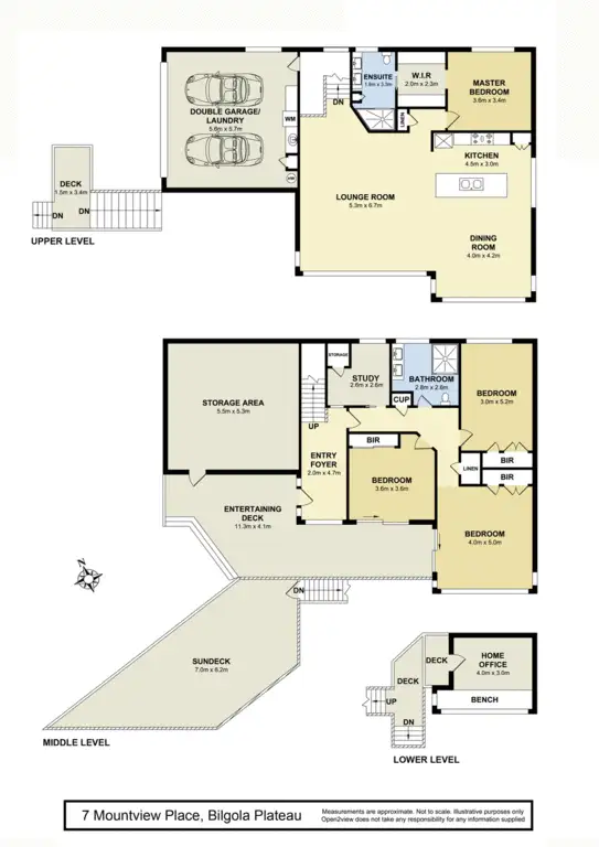 Floorplan of Homely house listing, 7 Mountview Place, Bilgola Plateau NSW 2107