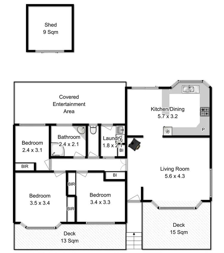 Floorplan of Homely house listing, 534 Main Road, Granton TAS 7030