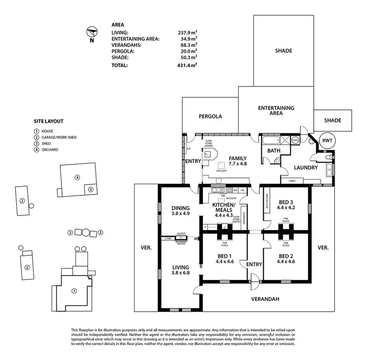 Floorplan of Homely house listing, 35 Adelaide Road, Strathalbyn SA 5255