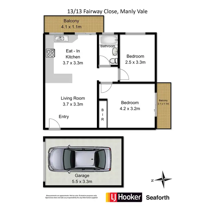 Floorplan of Homely unit listing, 13/13 Fairway Close, Manly Vale NSW 2093