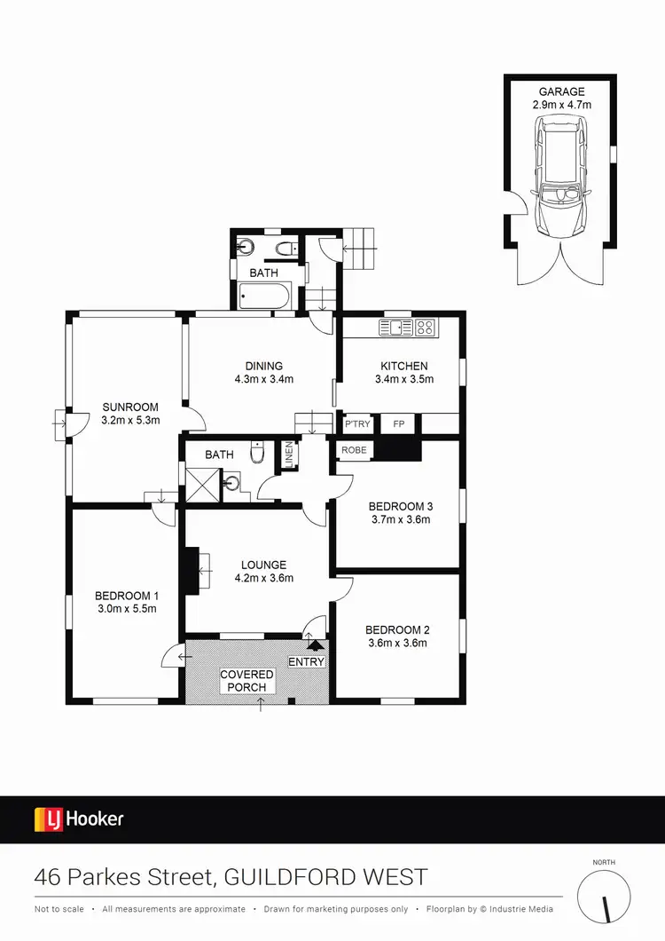 Floorplan of Homely house listing, 46 Parkes Street, Guildford NSW 2161