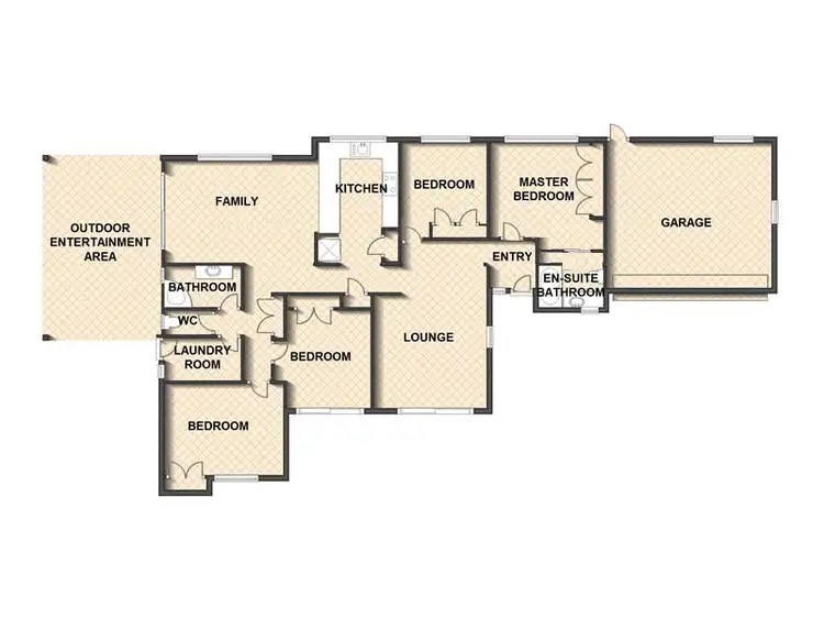 Floorplan of Homely house listing, 4 Worsley Street, The Gap QLD 4061