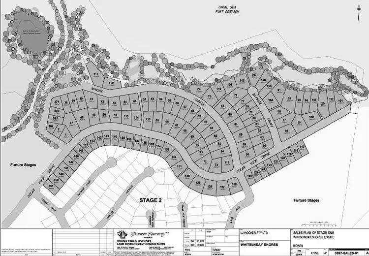 Floorplan of Homely land listing, 73 Marine Parade, Bowen QLD 4805