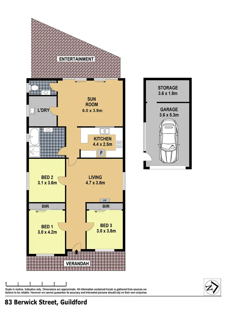 Floorplan of Homely house listing, 83 Berwick Street, Guildford NSW 2161