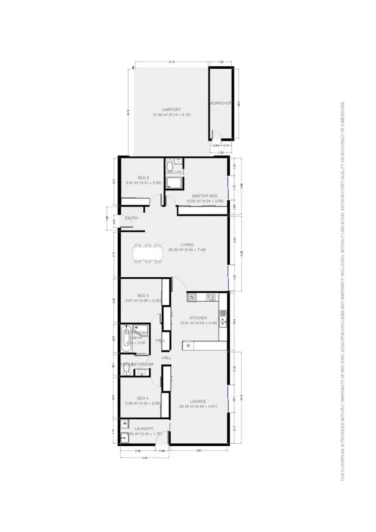 Floorplan of Homely house listing, 16 Hicks Close, Abercrombie NSW 2795