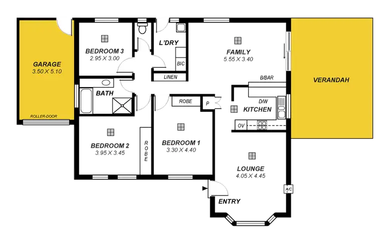 Floorplan of Homely unit listing, 3/309 Gorge Road, Athelstone SA 5076