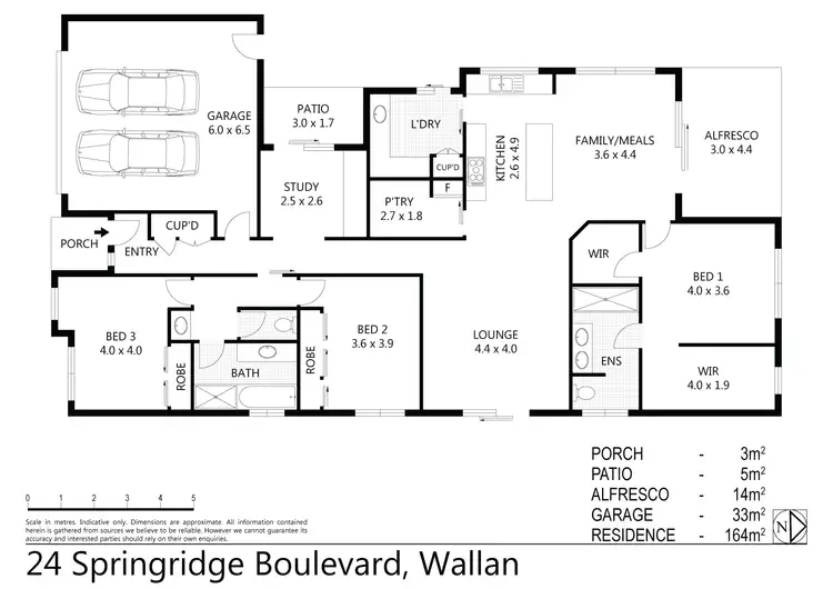 Floorplan of Homely house listing, 24 Spring Ridge Boulevard, Wallan VIC 3756