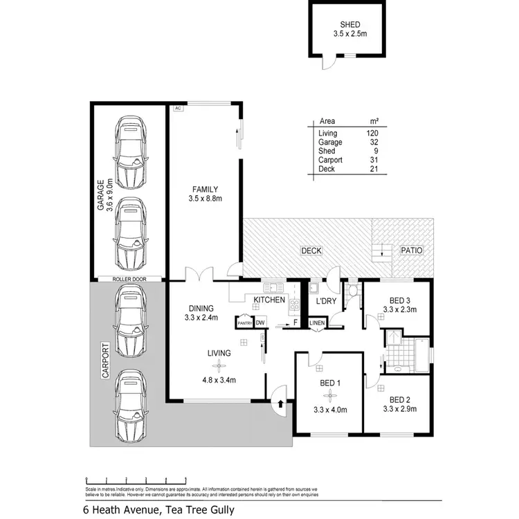 Floorplan of Homely house listing, 6 Heath Avenue, Tea Tree Gully SA 5091