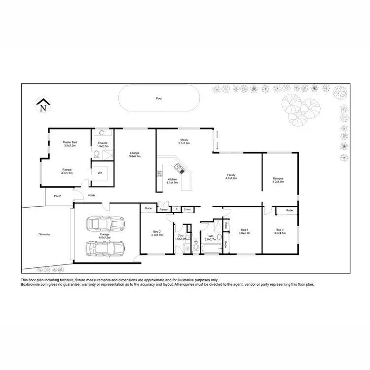 Floorplan of Homely house listing, 24 Villiers Drive, Point Cook VIC 3030