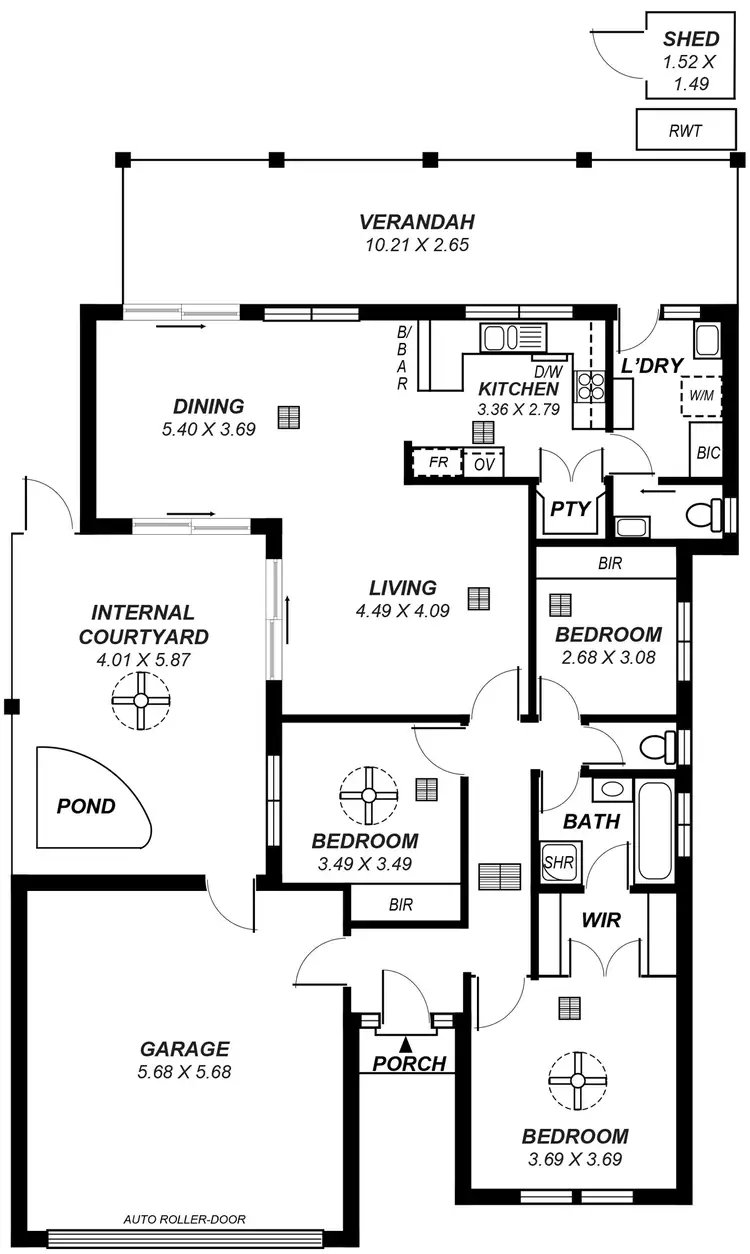 Floorplan of Homely house listing, 11 St Ives Walk, Paradise SA 5075