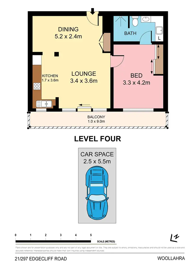 Floorplan of Homely apartment listing, 21/297 Edgecliff Road, Woollahra NSW 2025