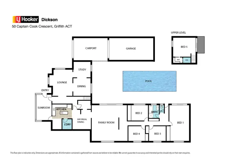 Floorplan of Homely house listing, 50 Captain Cook Crescent, Griffith ACT 2603