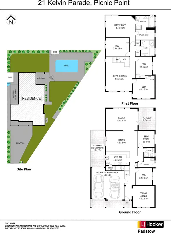 Floorplan of Homely house listing, 21 Kelvin Parade, Picnic Point NSW 2213