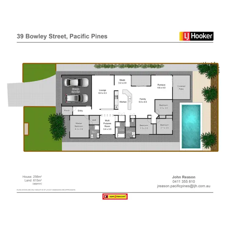 Floorplan of Homely house listing, 39 Bowley Street, Pacific Pines QLD 4211