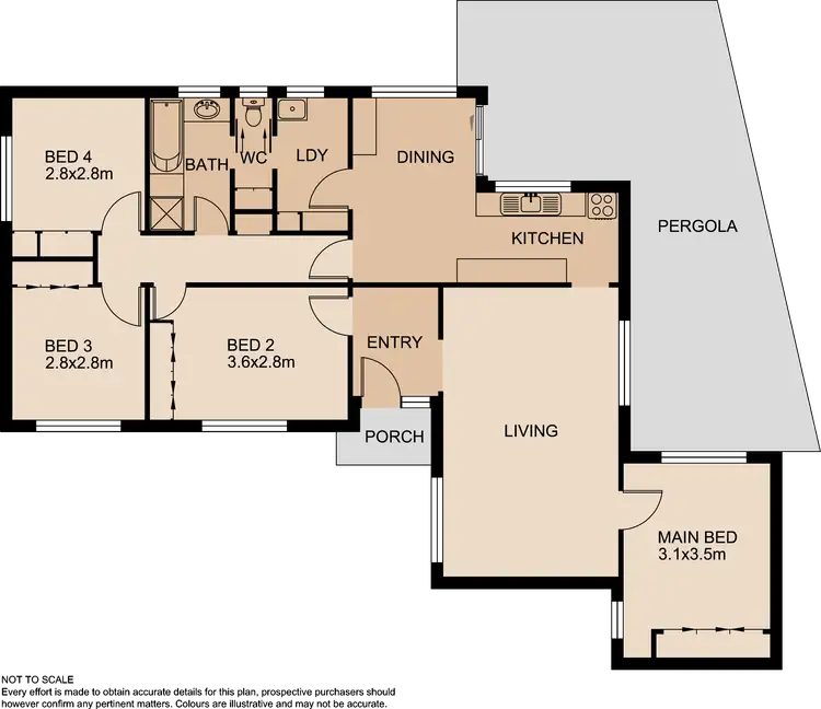 Floorplan of Homely house listing, 116 Monterey Boulevard, Frankston North VIC 3200