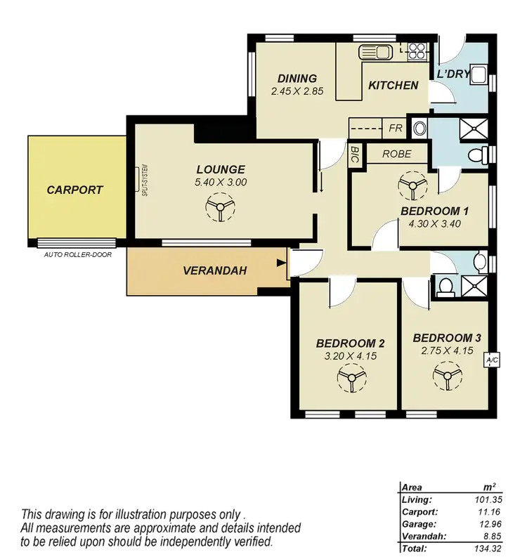 Floorplan of Homely house listing, 20 Fairfield Road, Elizabeth Grove SA 5112