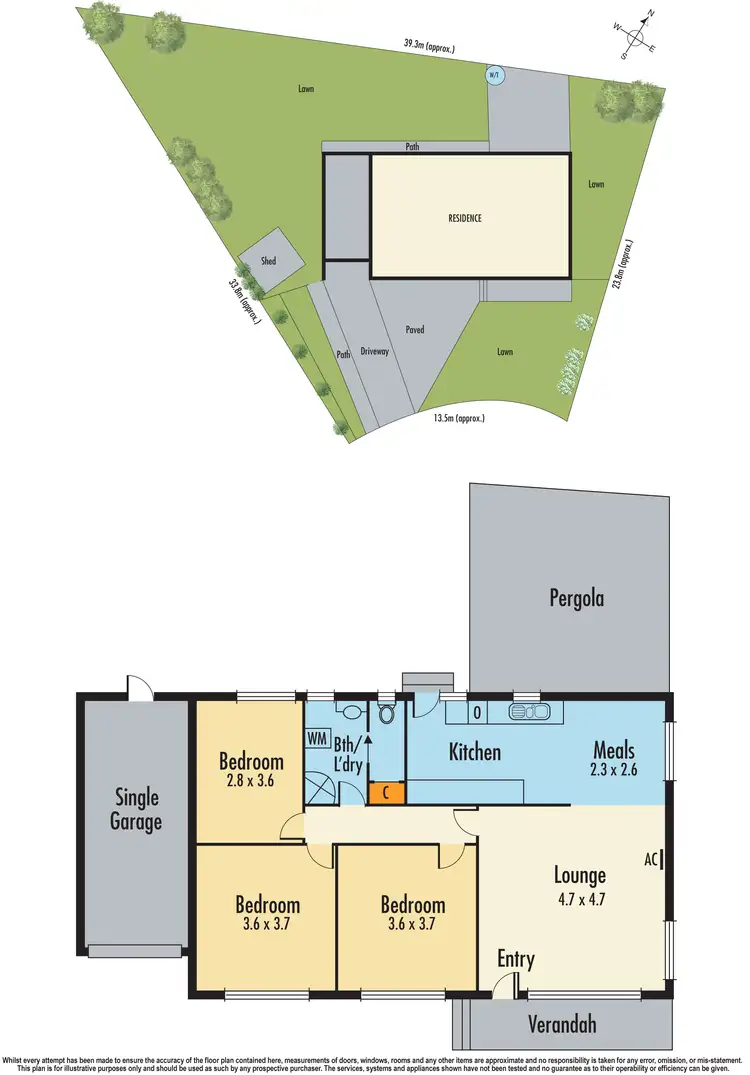 Floorplan of Homely house listing, 17 Fraser Street, Dandenong North VIC 3175
