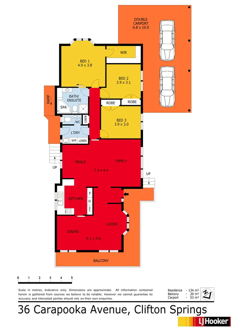 Floorplan of Homely house listing, 36 Carapooka Avenue, Clifton Springs VIC 3222