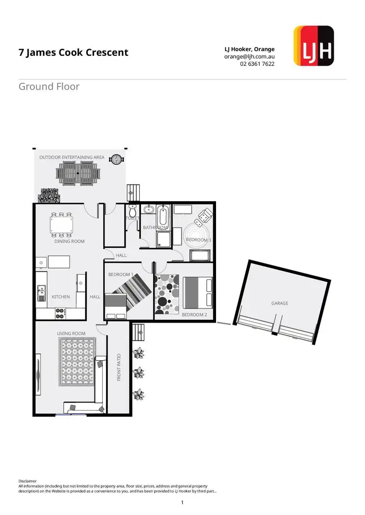 Floorplan of Homely house listing, 7 James Cook Crescent, Orange NSW 2800