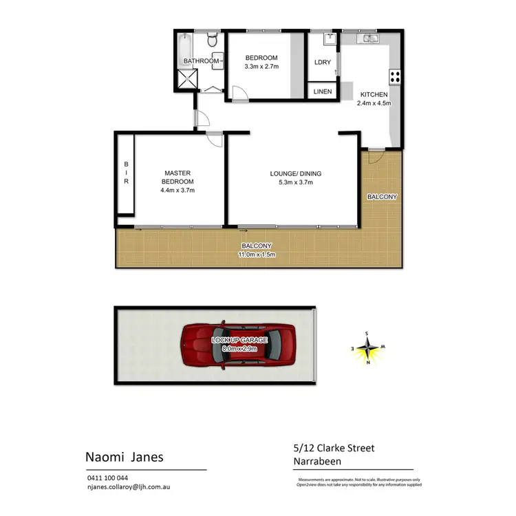 Floorplan of Homely apartment listing, 5/12 Clarke Street, Narrabeen NSW 2101