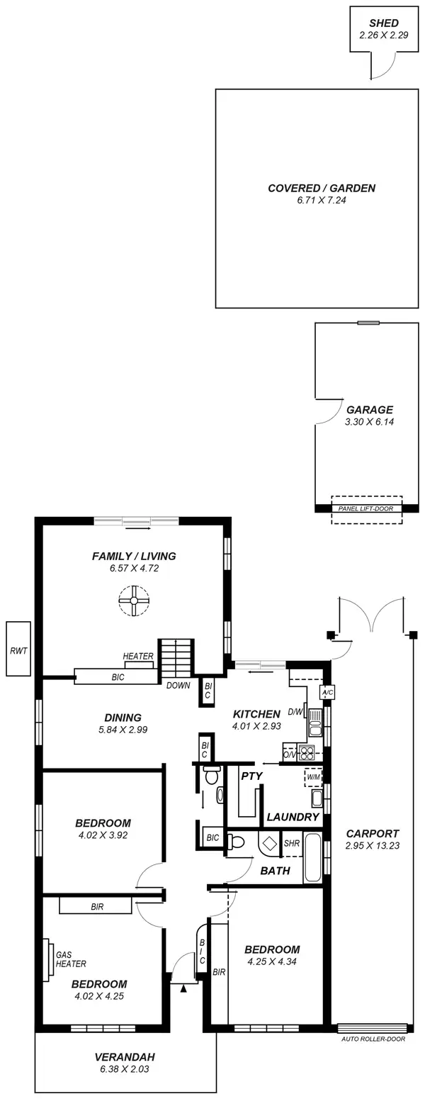Floorplan of Homely house listing, 29 Park Avenue, Rosslyn Park SA 5072