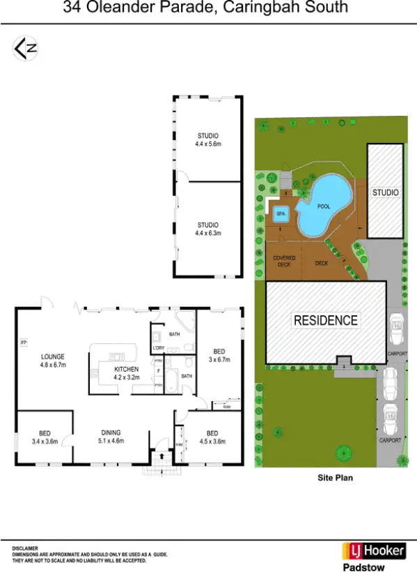 Floorplan of Homely house listing, 34 Oleander Parade, Caringbah South NSW 2229