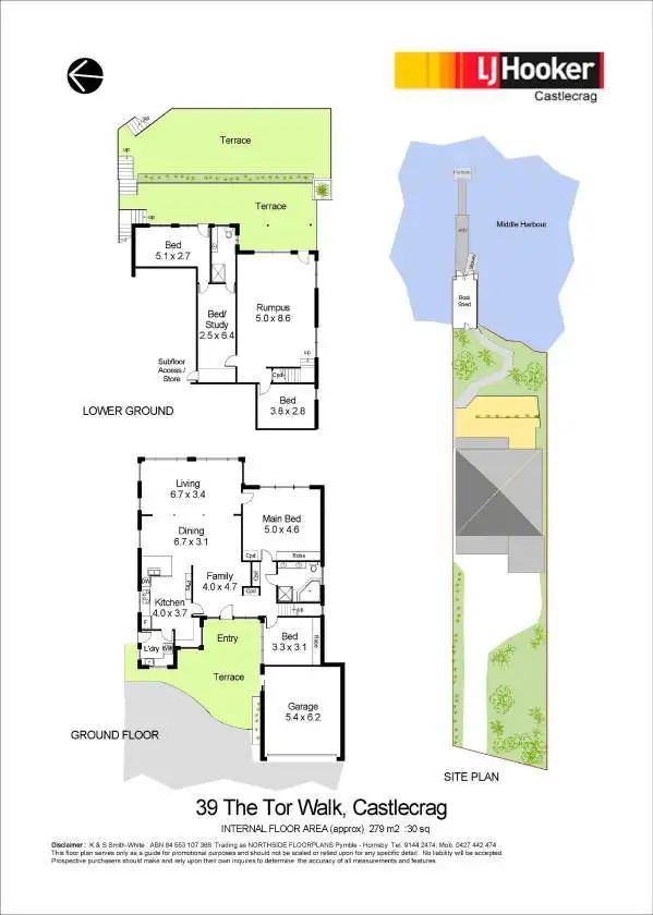 Floorplan of Homely house listing, 39 The Tor Walk, Castlecrag NSW 2068