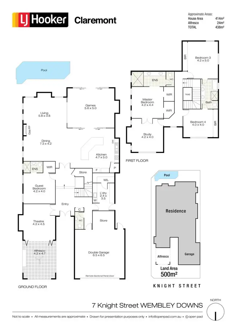 Floorplan of Homely house listing, 7 Knight Street, Wembley Downs WA 6019