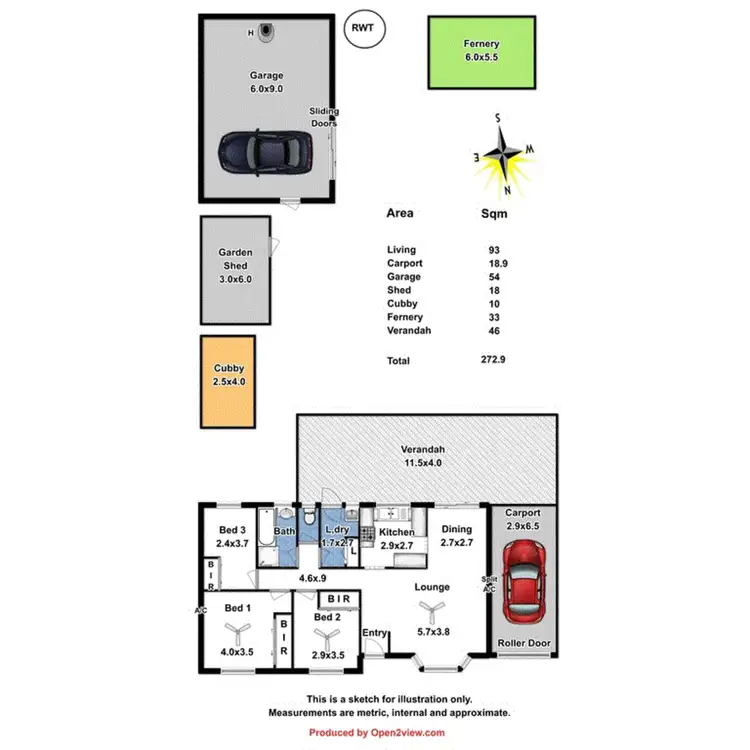 Floorplan of Homely house listing, 54 Hanson Street, Freeling SA 5372