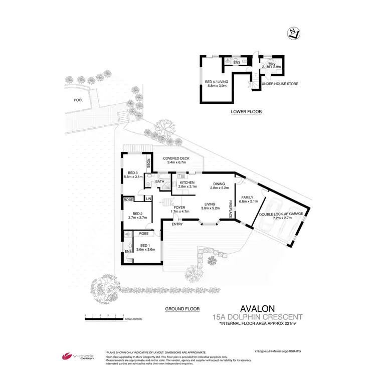 Floorplan of Homely house listing, 15A Dolphin Crescent, Avalon NSW 2107