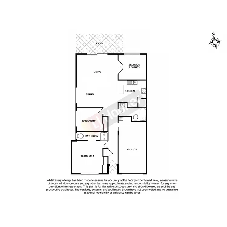 Floorplan of Homely townhouse listing, 15/37 Landseer Street, Sunnybank Hills QLD 4109