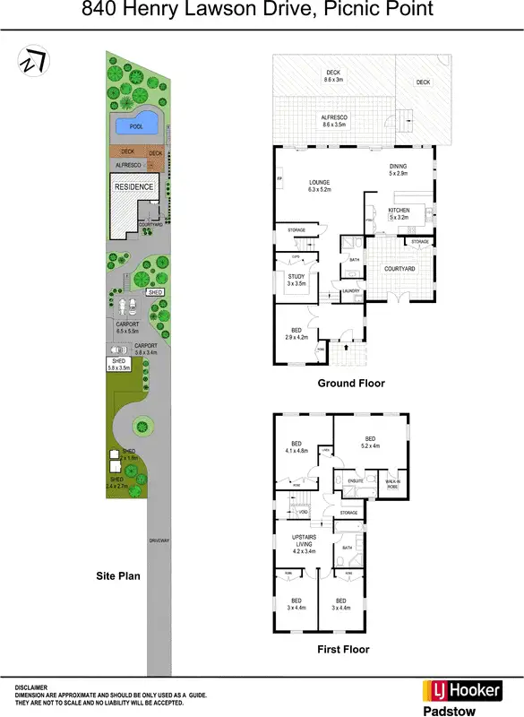 Floorplan of Homely house listing, 840 Henry Lawson Drive, Picnic Point NSW 2213