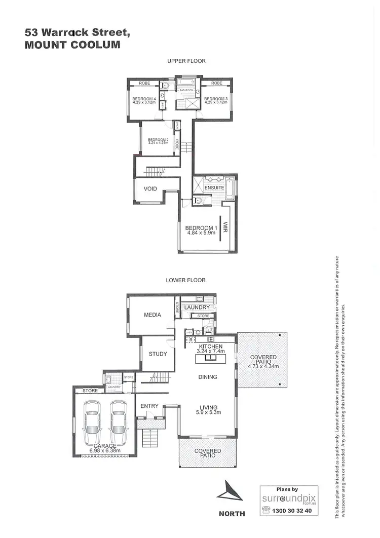 Floorplan of Homely house listing, 53 Warrack Street, Mount Coolum QLD 4573